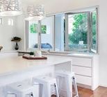 استرالیا استاندارد طراحی جدید پنجره آلومینیومی آنالوگ شیشه ای تاشو دوتایی آلومینیومی برای فروش