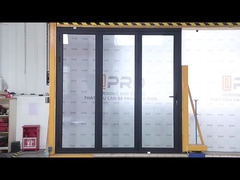 آلومینیوم آلیاژ به پایان رسید دو درب تاشو خانه بالکن درب تاشو شیشه ای