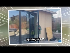 2mm آلومینیوم درب های شیشه ای ضد آب و هوا 2.1m ارتفاع