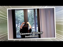 2mm آلومینیوم درب های شیشه ای ضد آب و هوا 2.1m ارتفاع