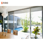 قاب آلومینیومی مدرن با پوشش پودری درهای پاسیو دو شیشه کشویی