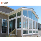 اتاق خورشیدی سفارشی شیشه بیرونی فلوریدا اتاق برای باغ شیشه خانه حمام آلومینیومی