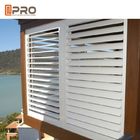 پنجره لوور آلومینیومی قابل تنظیم خورشید برای پروژه های خانه با اندازه سفارشی