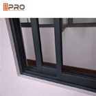 پنجره های کشویی آلومینیومی دو جداره سفارشی برای صرفه جویی در انرژی پروژه خانه