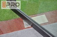 درب‌های محوری آلومینیومی شیشه‌ای شفاف برای هوابندی منازل مسکونی درب جلوی محوری درب بیرونی، لولای محوری