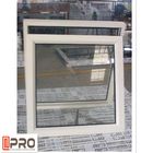 پنجره های سایبان آلومینیومی صرفه جویی در فضا با شیشه های مقاوم در برابر حرارت سایبان های فلزی جایگزین پنجره های سایبان