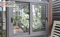 پنجره کشویی آلومینیومی افقی عایق صدا و حرارت نصب آسان پنجره شیشه ای کشویی اداری