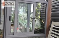 پنجره کشویی آلومینیومی افقی عایق صدا و حرارت نصب آسان پنجره شیشه ای کشویی اداری