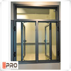 پنجره های آلومینیومی ضد بارندگی سیستم آلومینیوم ترمال بریک پنجره های دو لایه طراحی شده است
