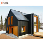 شیشه دو جداره خانه های کوچک پیش ساخته مدرن 40 فوت ISO9001