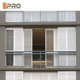 پنجره لوور آلومینیومی ساختمان های مسکونی با پوشش پودری و آنودایز شده